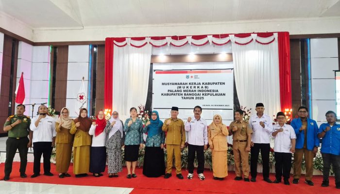 Bupati Rusli Buka Muskerkab PMI 2025, Tegaskan Penguatan Layanan Kemanusiaan 