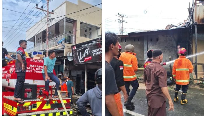Empat Bangunan di Desa Baka Bangkep Terbakar, Kerugian Ditaksir Capai Rp1 M