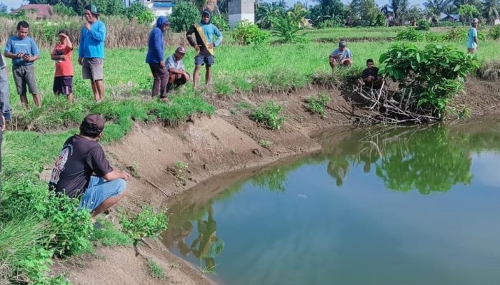 Remaja 19 Tahun Ditemukan Tak Bernyawa di Kubangan Bekas Galian Tambang, Polsek Toili ke TKP