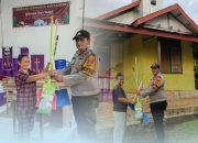 Polres Bangkep Salurkan Sarana Kontak ke Rumah Ibadah di Desa Matanga, Perkuat Kemitraan dengan Masyarakat