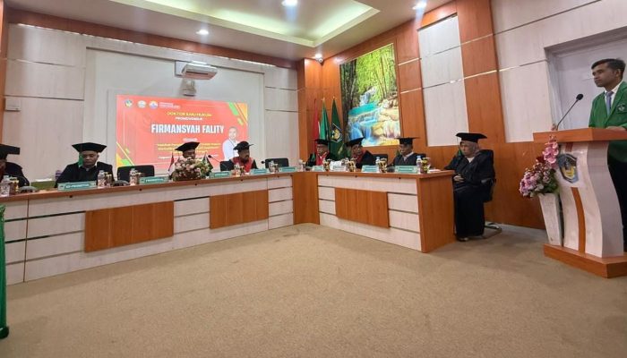 Selamat! Dosen Unismuh Luwuk, Firmansyah Fality Raih Gelar Doktor di UMI Makassar