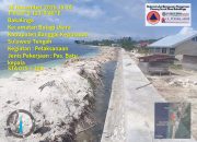 Minggu ke-17, Progres Pembangunan Pengaman Pasang Surut Desa Bakalinga Capai 70 Persen