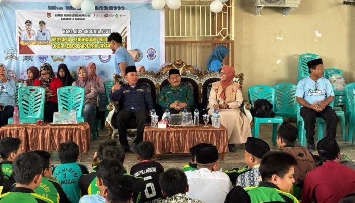 Sosialisasi HIV/AIDS di MTsN 1 Banggai, Ini Pesan Kepala Kemenag Banggai untuk Siswa