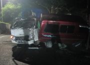 Isuzu Traga Tabrak Mobil Parkir di Jalan Imam Bonjol Luwuk, Kerugian Ditaksir Rp40 Juta