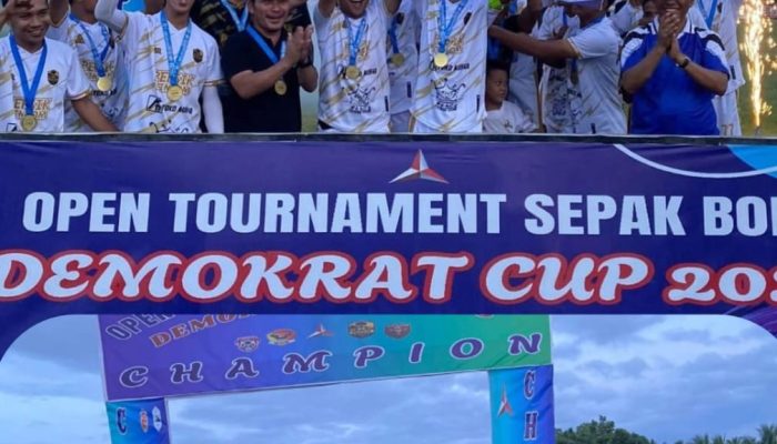 Menang Tipis 1-0, Persik Kintom Angkat Trofi Demokrat Cup 2025