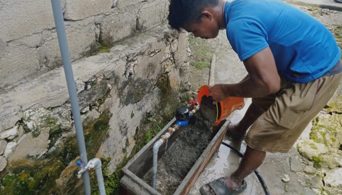 Proyek Peningkatan SPAM Jaringan Perpipaan Landonan Bebeau Rampung 100 Persen