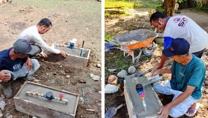 Pekerjaan SPAM Jaringan Perpipaan di Kecamatan Buko Sudah 95 Persen.