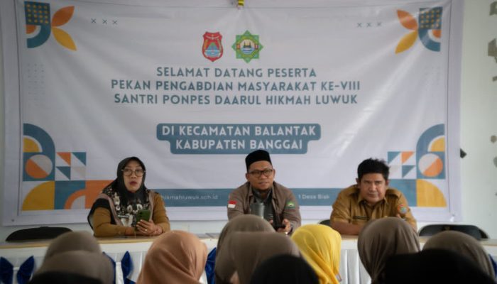 78 Santri Kelas XI MA Daarul Hikmah dan Pendamping Laksanakan PPM ke-8 di Balantak