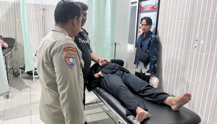 Naas! Dua Motor Tabrakan di Toili, Pemotor Asal Nuhon Dilarikan ke Puskesmas