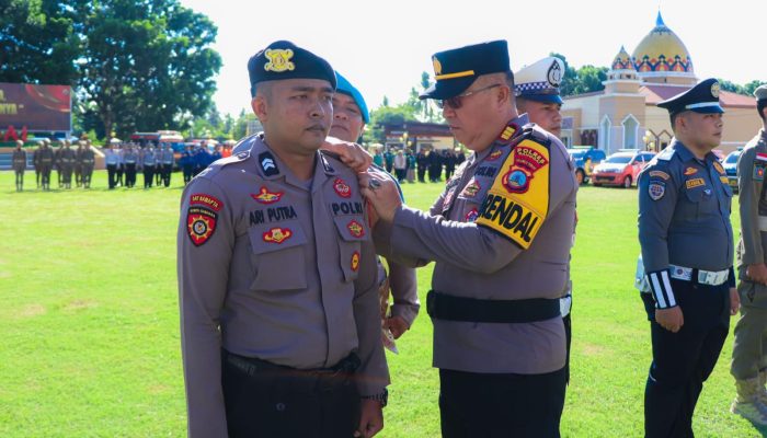 Apel Operasi Lilin Tinombala, Polres Banggai Siapkan Ratusan Personil Kawal Nataru, Jaga 323 Gereja