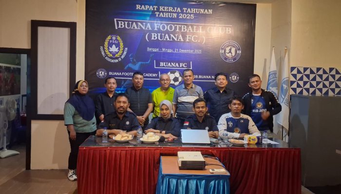Buana FC Gelar Rapat Kerja Tahunan 2025, Matangkan Persiapan Liga IV 2026