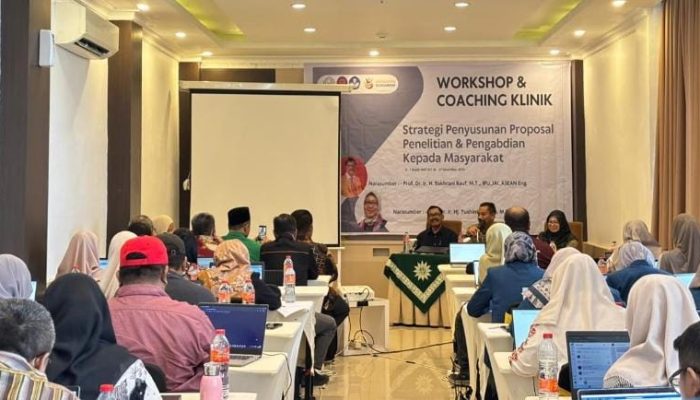 Unismuh Luwuk Gelar Workshop Penelitian dan Klinik Proposal Riset serta Pemberdayaan Masyarakat