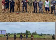 Dukung Program TNI AL, Posal Luwuk Laksanakan Penanaman Kedelai Anjasmara