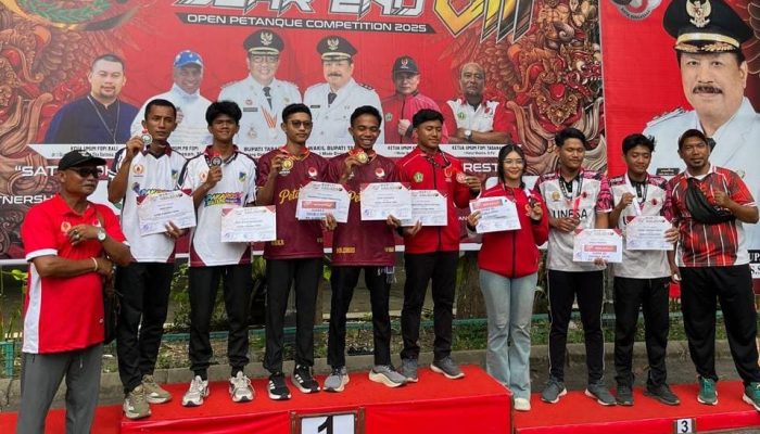 Harumkan Nama Sulteng, Atlet Petanque Banggai Raih Dua Medali di Bali