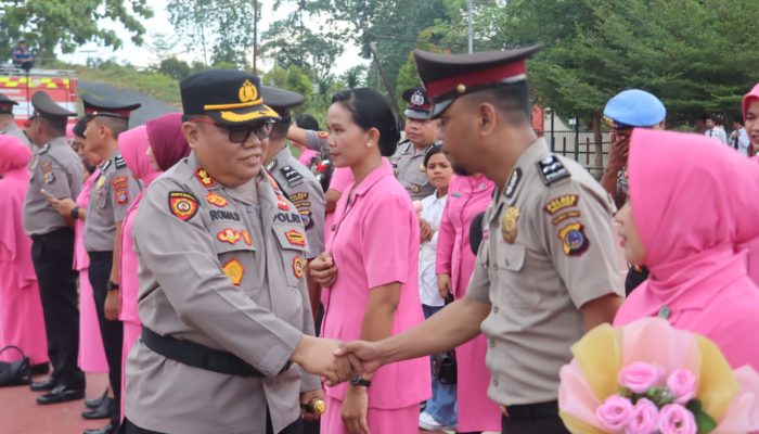 Puluhan Personel Polres Bangkep Naik Pangkat, Kapolres Tekankan Tanggung Jawab dan Dedikasi