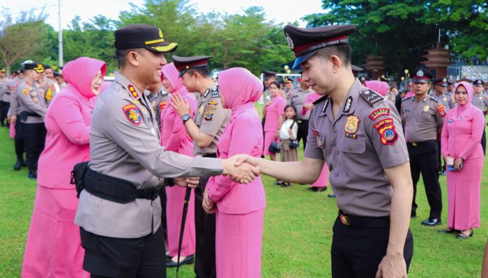 Selamat! 68 Personel Polres Banggai Naik Pangkat, Ini Rinciannya