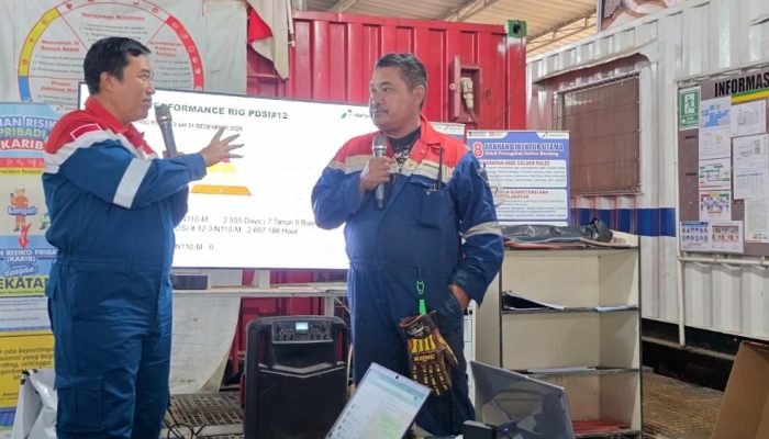Pastikan Operasi Aman Saat Pergantian Tahun, Manajemen Pertamina Drilling Lakukan Management Walkthrough ke Sejumlah Rig