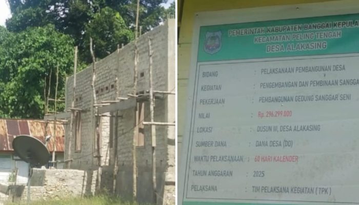 Pj Kades Alakasing Klarifikasi Polemik Pembangunan Gedung Sanggar Seni Desa