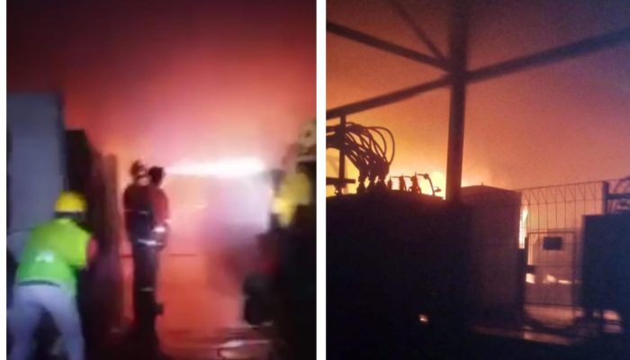 PLTD Salakan Bangkep Terbakar Hebat, Listrik di 12 Kecamatan Padam