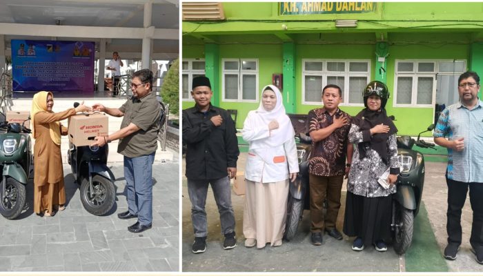 Serahkan Bantuan 2 Unit Motor untuk SD Muhammadiyah Tombiobong, Ketua PDM Banggai: Terima Kasih Pemprov dan Aleg Sri Atun