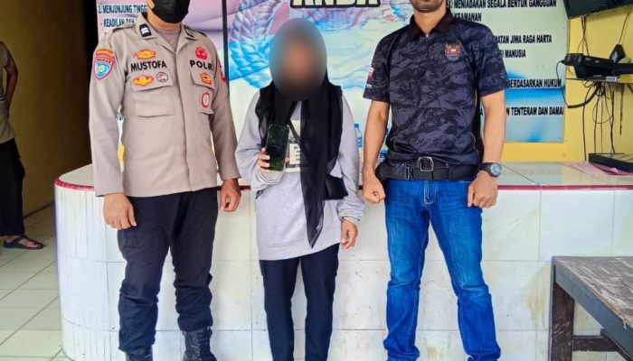 Diduga Menadah Barang Curian, Mama Muda di Batui Diamankan Polisi