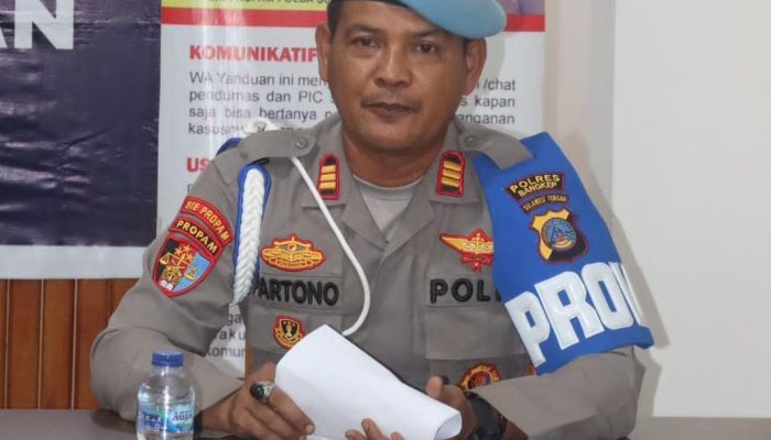 Polres Bangkep Gelar Konferensi Pers Penanganan Kasus Penganiayaan Berat di Jalan Beringin