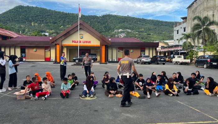 Satlantas Polres Banggai Bina Karakter Anak Lewat Program Polisi Cilik