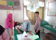 Tabrakan Vixion Vs NMAX Terjadi di Tikungan Longkoga Barat Bualemo, Satu Pemotor Dilarikan ke RSUD Luwuk