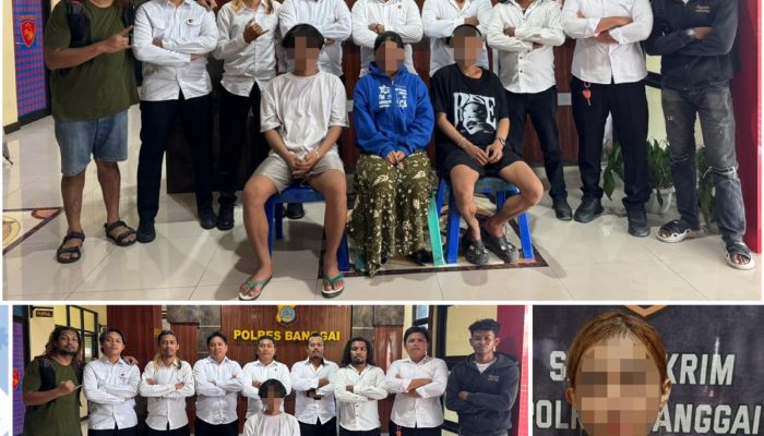 Viral Video Pengeroyokan di Luwuk, Polisi Tangkap Lima Pelaku dan Tiga Diantaranya Perempuan