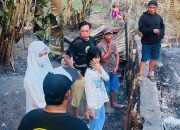 Gercep, Waket I DPRD Banggai Tinjau dan Beri Bantuan Korban Kebakaran di Mendono