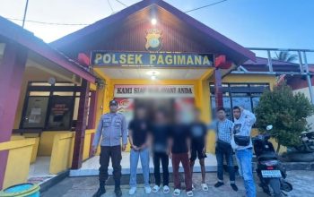 Polsek Pagimana Amankan Perkelahian Antar Pelajar di Desa Taloyon