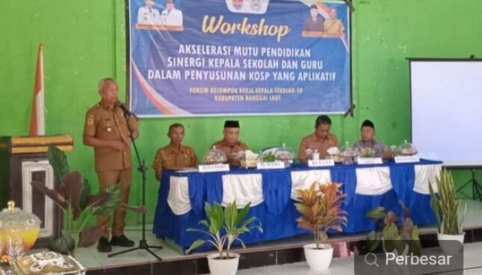 Bupati Balut Sofyan Kaepa Resmi Buka Workshop Akselerasi Sinergi Kepala Sekolah dan Guru