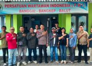 PWI Banggai Terima Kunjungan Silaturahmi Kapolres AKBP Wayan Wayracana