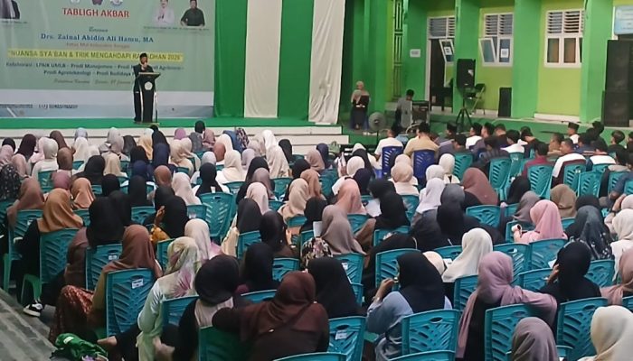 Undang Ketua MUI Banggai, Unismuh Luwuk Gelar Tabligh Akbar Usung Tema ‘Nuansa Sya’ban dan Trik Menghadapi Ramadhan’