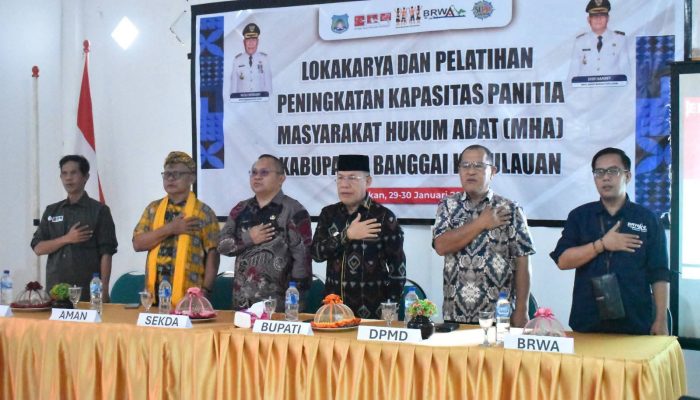 Pemda Bangkep Gelar Lokakarya dan Peningkatan Kapasitas Panitia Masyarakat Hukum Adat