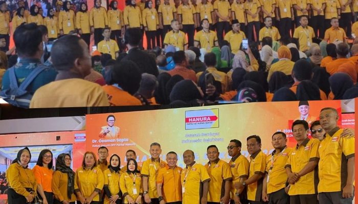 Pengurus DPC Hanura Kabupaten Banggai Resmi Dilantik, Waketum DPP Hanura Patrice Rio Capella Hadir Langsung