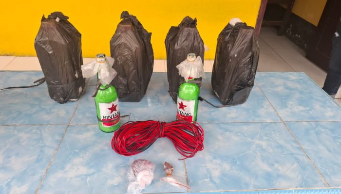 Polairud Bangkep Gerak Cepat Amankan Dugaan Bom Ikan Rakitan di Pesisir Buko Selatan