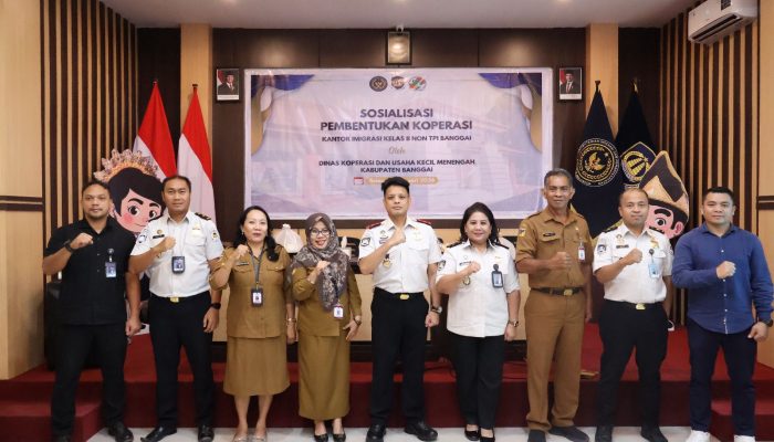 Gandeng Dinkop, Imigrasi Banggai Bentuk Koperasi Pegawai