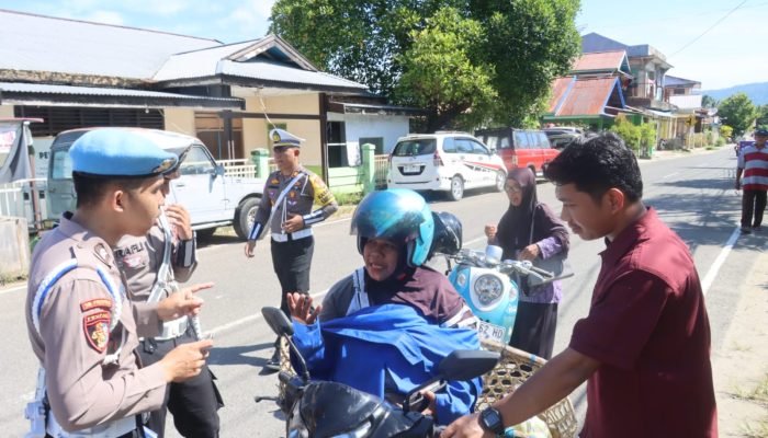 Polres Bangkep Kedepankan Sosialisasi dan Teguran Simpatik dalam Operasi Tinombala 2026
