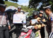 Hari Ketiga Operasi Keselamatan Tinombala 2026 di Banggai, 97 Pengendara Kena Teguran