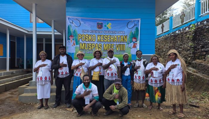 Posko Kesehatan Dinkes Paniai Layani Ratusan Peserta Muspasmee VIII di Komopa