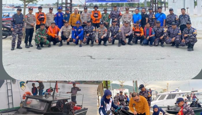 Melaksanakan Arahan Presiden RI, Lanal Palu Bersama Posal Jajaran Laksanakan Aksi Bersih Pantai