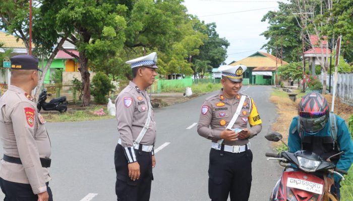 Satlantas Polres Bangkep Gencarkan Edukasi Lalu Lintas Melalui Polisi Sahabat Anak dan Police Goes to School