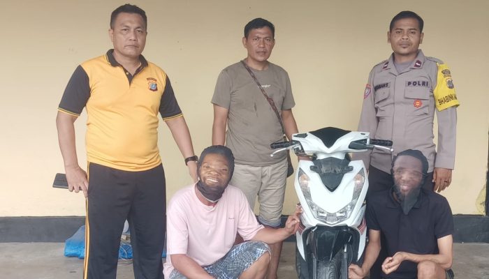 Gercep, Polisi Ringkus Dua Warga Nuhon Pelaku Pencurian Motor