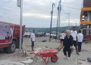 Kompak, Bergerak, Berdampak: DPC Gerindra Banggai Gelar Baksos Bersih-bersih di Pasar Simpong 