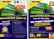 Kuota Terbatas! FEB Unismuh Luwuk Buka Penerimaan Maba S2 Magister Manajemen,  Terakreditasi Baik Sekali