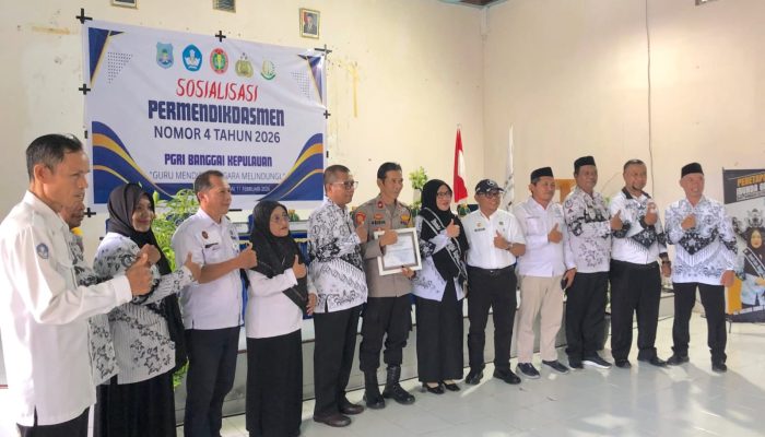 PGRI Bangkep Sosialisasikan Permendikdasmen Nomor 4 Tahun 2026 tentang Perlindungan Pendidik dan Tenaga Kependidikan