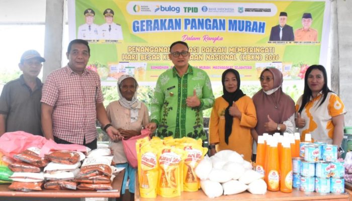 Wabup Bangkep Buka Gerakan Pangan Murah untuk Tekan Inflasi dan Sambut HBKN 2026