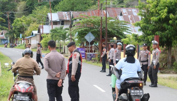 Ops Keselamatan Tinombala 2026, Satlantas Polres Bangkep Berikan 844 Teguran