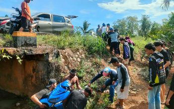 Geger! Seorang Pemuda Ditemukan Tak Bernyawa di Parit Perkebunan Sawit Toili Jaya Banggai